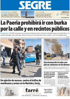 UN EJÉRCITO DE MOSSOS, CONTRA EL TRÁFICO DE MARIHUANA Y ARMAS EN LA MARIOLA Y SERÒS